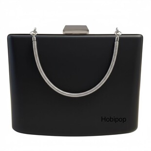 HOBİPOP - ASTARLI Tel Kırma Çanta Kalıbı Abiye Çanta Kalıp No 343 Gümüş Renk