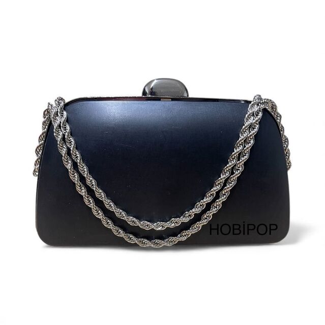 ASTARLI Tel Kırma Çanta Kalıbı Abiye Çanta Kalıp 134 Gümüş Renk