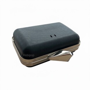 Astarsız Tel Kırma Çanta Kalıbı Abiye Çanta Kalıp Mini Dikdörtgen Gümüş Renk - Thumbnail