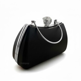 Astarsız Tel Kırma Çanta Kalıbı Abiye Çanta Kalıp No 220-K Gümüş Renk - Thumbnail