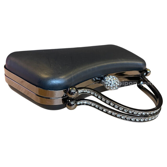 Astarsız Tel Kırma Çanta Kalıbı Abiye Çanta Kalıp No 267-32 Gümüş Renk