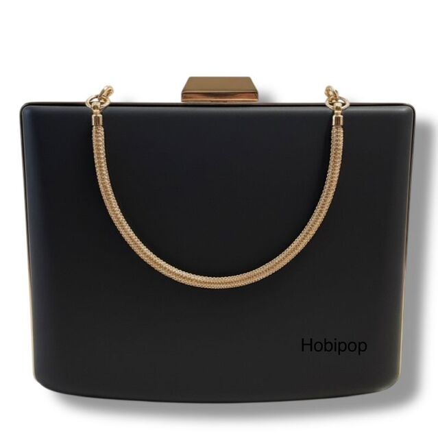 Astarsız Tel Kırma Çanta Kalıbı Abiye Çanta Kalıp No 343 Altın Renk