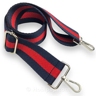 HOBİPOP - Ayarlanabilir Kolon Çanta Sapı Kırmızı Lacivert HOBİPOP - Ayarlanabilir Kolon Çanta Sapı Kırmızı Lacivert