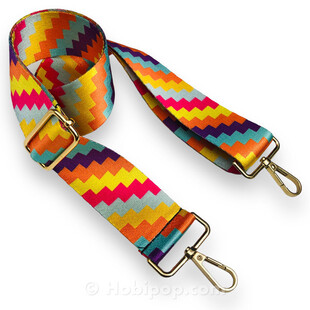 HOBİPOP - Ayarlanabilir Kolon Çanta Sapı Rengarenk HOBİPOP - Ayarlanabilir Kolon Çanta Sapı Rengarenk