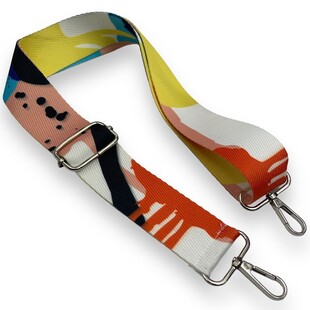 HOBİPOP - Ayarlanabilir Kolon Çanta Sapı Splash Desen HOBİPOP - Ayarlanabilir Kolon Çanta Sapı Splash Desen