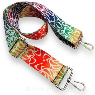 HOBİPOP - Ayarlanabilir Kolon Çanta Sapı Turuncu Mercan