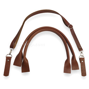 HOBİPOP - Ayarlanabilir Postacı Çanta Askısı ve Pelikan Çanta Sapı Seti Taba