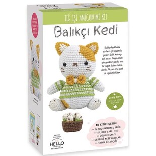 Balıkçı Kedi Amigurumi Yapım Seti - Thumbnail