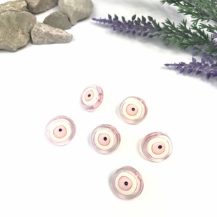HOBİPOP - Bebe Düğme 1 Adet Nazar Boncuğu Açık Pembe HOBİPOP - Bebe Düğme 1 Adet Nazar Boncuğu Açık Pembe