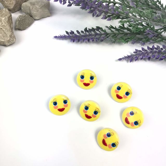 Bebe Düğmesi 1 Adet Smiley 02