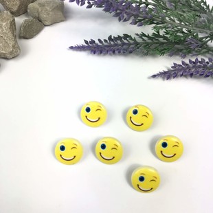 HOBİPOP - Bebe Düğmesi 1 Adet Smiley 03 HOBİPOP - Bebe Düğmesi 1 Adet Smiley 03