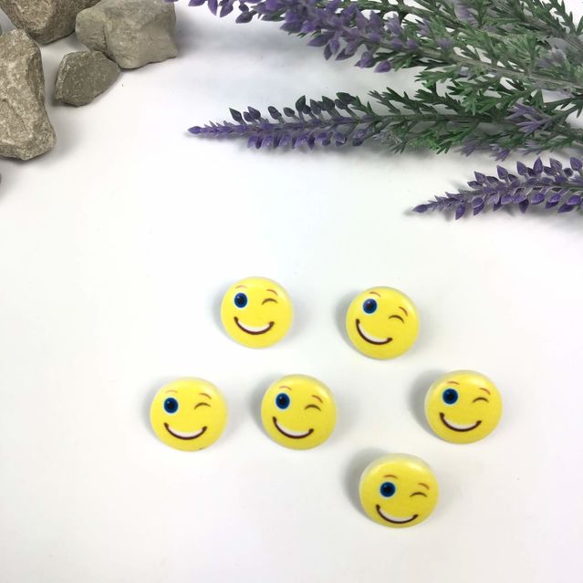 Bebe Düğmesi 1 Adet Smiley 03