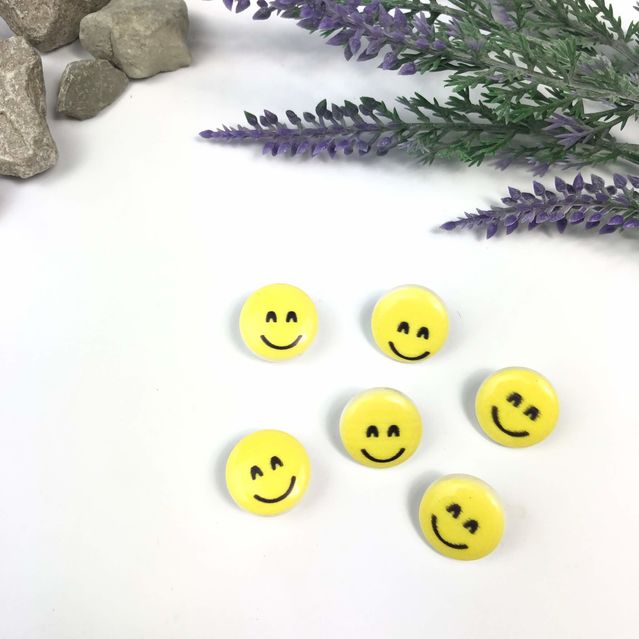 Bebe Düğmesi 1 Adet Smiley 06