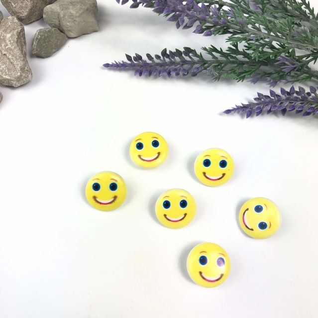 Bebe Düğmesi 1 Adet Smiley 07