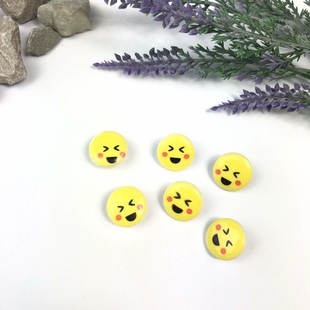 HOBİPOP - Bebe Düğmesi 1 Adet Smiley 08 HOBİPOP - Bebe Düğmesi 1 Adet Smiley 08