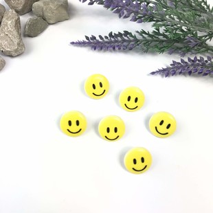 HOBİPOP - Bebe Düğmesi 1 Adet Smiley 09