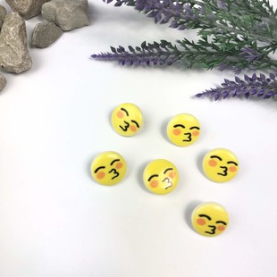 HOBİPOP - Bebe Düğmesi 1 Adet Smiley 10 HOBİPOP - Bebe Düğmesi 1 Adet Smiley 10