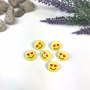 HOBİPOP - Bebe Düğmesi 1 Adet Smiley 12 HOBİPOP - Bebe Düğmesi 1 Adet Smiley 12