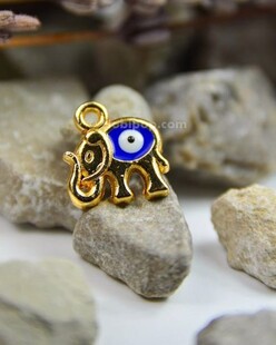 HOBİPOP - Bileklik ve Kolye Ucu Fil Lacivert