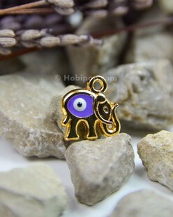 HOBİPOP - Bileklik ve Kolye Ucu Fil Lila