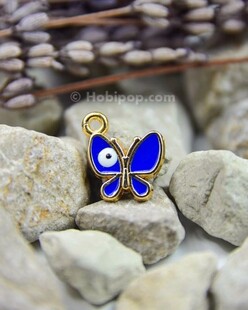 HOBİPOP - Bileklik ve Kolye Ucu Kelebek Saks