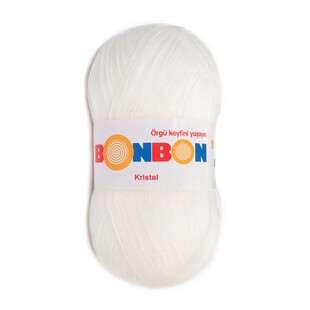 NAKO - Bonbon Kristal Lif İpi 98200 Beyaz NAKO - Bonbon Kristal Lif İpi 98200 Beyaz