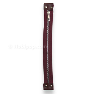 HOBİPOP - Çanta Fermuarı 30 Cm Bordo HOBİPOP - Çanta Fermuarı 30 Cm Bordo