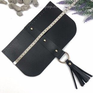 Suni Deri Çanta Kapağı Siyah 02 Model - Thumbnail