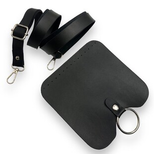 HOBİPOP - Çanta Kapak Seti Halkalı Siyah