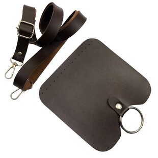 HOBİPOP - Çanta Kapak Seti Halkalı Kahverengi