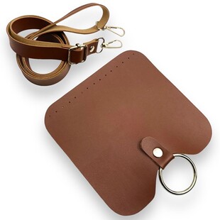 HOBİPOP - Çanta Kapak Seti Halkalı Taba Renk