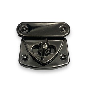 HOBİPOP - Çanta Kilidi Köşeli Üçgen Füme