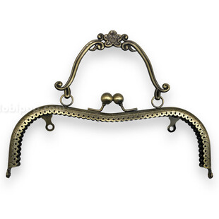 HOBİPOP - Çanta Kulpu Metal Burs 21 cm Antik Sarı HOBİPOP - Çanta Kulpu Metal Burs 21 cm Antik Sarı