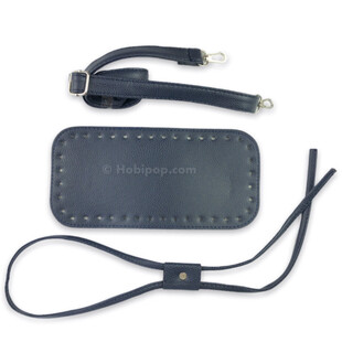 HOBİPOP - Çanta Sapı Tabanı Büzgü 3′lü Set Koyu Lacivert HOBİPOP - Çanta Sapı Tabanı Büzgü 3′lü Set Koyu Lacivert