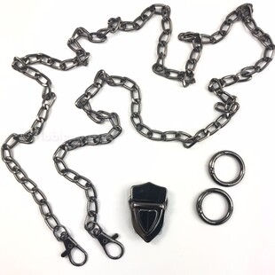 HOBİPOP - Çanta Zinciri ve Klips Seti Füme  HOBİPOP - Çanta Zinciri ve Klips Seti Füme