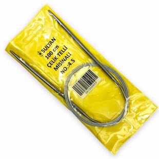  - Çelik Tel Misinalı Şiş 100 cm