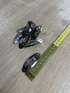 HOBİPOP - Çıtçıt Toka Klipsi 6 cm Gümüş Renk HOBİPOP - Çıtçıt Toka Klipsi 6 cm Gümüş Renk