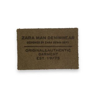 Deri Etiket Zara Man - Thumbnail