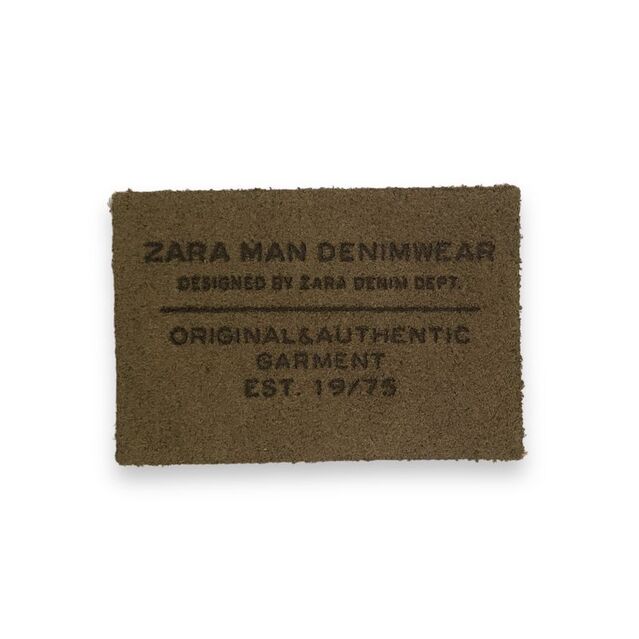 Deri Etiket Zara Man