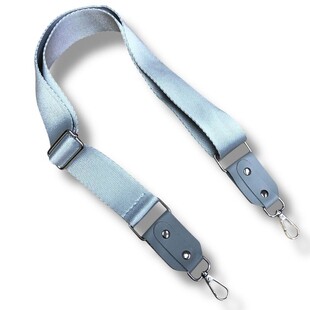 HOBİPOP - Derili Polyester Kolon Çanta Sapı Açık Gri HOBİPOP - Derili Polyester Kolon Çanta Sapı Açık Gri