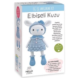 Elbiseli Kuzu Amigurumi Yapım Seti - Thumbnail