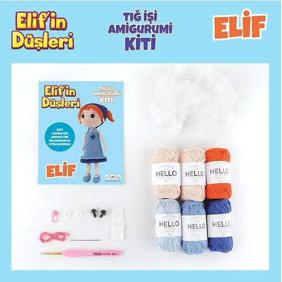 Elif′in Düşleri Amigurumi Kiti