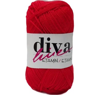 DİVA - Etamin İpi İş Orlonu 15 Kırmızı