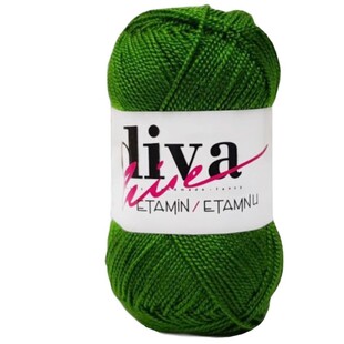 DİVA - Etamin İpi İş Orlonu 36 Yaprak Yeşili DİVA - Etamin İpi İş Orlonu 36 Yaprak Yeşili