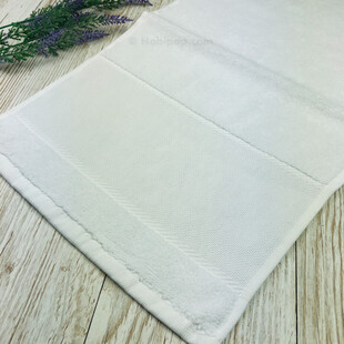 GLAMOUR - Etaminli Mutfak Havlusu 30 x 50 CM Beyaz