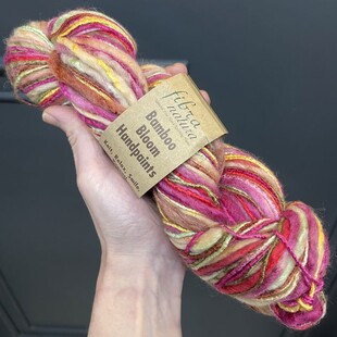 FİBRA NATURA - Fibra Natura Bambu Bloom Handpaints El Boyaması Örgü İpi 302