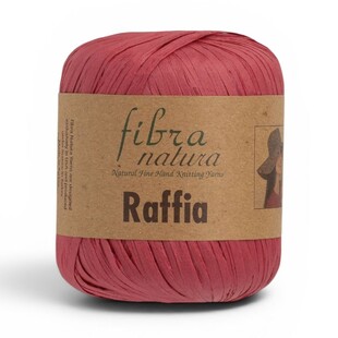 HİMALAYA - Fibra Natura Raffia 40 Gram Rafya İp Kırmızı 116-06