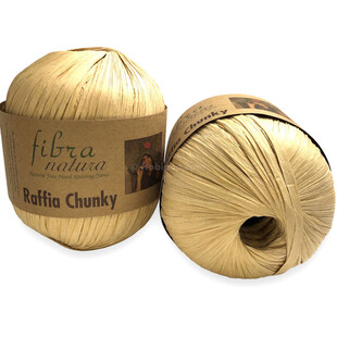 Fibra Natura Raffia Chunky Rafya İp 100 Gram 114-17 Kese Kağıdı - Thumbnail