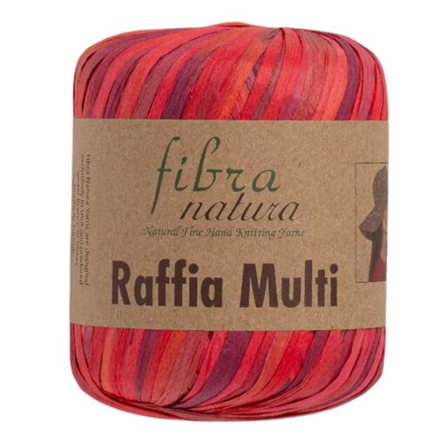 Fibra Natura Raffia Multi Ebruli Rafya İp 117-02