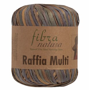 Fibra Natura Raffia Multi Ebruli Rafya İp 117-03 - Thumbnail